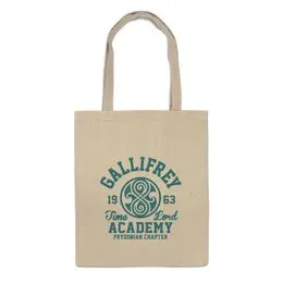 Заказать сумку в Москве. Сумка Gallifrey Time Lord Academy от geekbox - готовые дизайны и нанесение принтов.