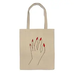 Заказать сумку в Москве. Сумка Женская рука от Wax  - готовые дизайны и нанесение принтов.