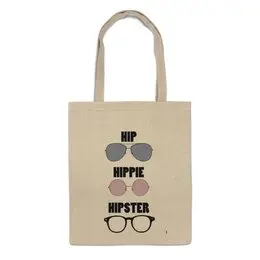 Заказать сумку в Москве. Сумка HipHipiHipster от Eliza - готовые дизайны и нанесение принтов.