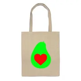 Заказать сумку в Москве. Сумка авокадо от queen  - готовые дизайны и нанесение принтов.