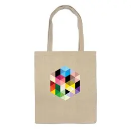 Заказать сумку в Москве. Сумка Дизайнерский многоугольник от DenTen - готовые дизайны и нанесение принтов.