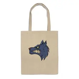 Заказать сумку в Москве. Сумка Angry Wolf от Polilog - готовые дизайны и нанесение принтов.