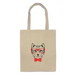 Заказать сумку в Москве. Сумка Кошка от YellowCloverShop - готовые дизайны и нанесение принтов.