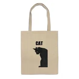 Заказать сумку в Москве. Сумка Чёрный кот от Виктор Гришин - готовые дизайны и нанесение принтов.