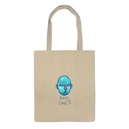 Заказать сумку в Москве. Сумка Доктор Манхэттен (Dr. Manhattan) от YellowCloverShop - готовые дизайны и нанесение принтов.