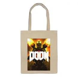 Заказать сумку в Москве. Сумка Doom 4 от scoopysmith - готовые дизайны и нанесение принтов.