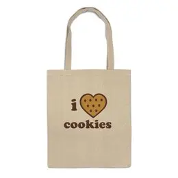 Заказать сумку в Москве. Сумка i love cookies от cherdantcev - готовые дизайны и нанесение принтов.