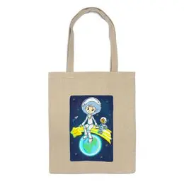 Заказать сумку в Москве. Сумка Девочка с Земли от Ella Makina - готовые дизайны и нанесение принтов.