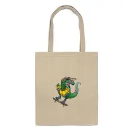 Заказать сумку в Москве. Сумка Динозавр от YellowCloverShop - готовые дизайны и нанесение принтов.