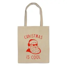 Заказать сумку в Москве. Сумка Крутой Дед Мороз от geekbox - готовые дизайны и нанесение принтов.