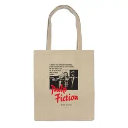 Заказать сумку в Москве. Сумка Pulp Fiction от KinoArt - готовые дизайны и нанесение принтов.