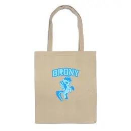 Заказать сумку в Москве. Сумка BRONY Rainbow Dash от brony.s - готовые дизайны и нанесение принтов.
