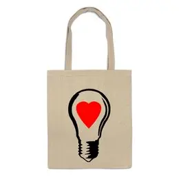 Заказать сумку в Москве. Сумка BIG LAMP! SWITCH ON YOUR LOVE! от HANS ZOGS - готовые дизайны и нанесение принтов.