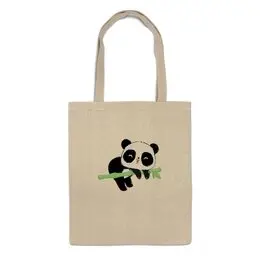 Заказать сумку в Москве. Сумка панда от queen  - готовые дизайны и нанесение принтов.