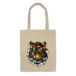 Заказать сумку в Москве. Сумка морда тигра от krolya_spb@mail.ru - готовые дизайны и нанесение принтов.