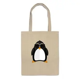 Заказать сумку в Москве. Сумка Пингвин от fanart - готовые дизайны и нанесение принтов.