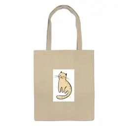 Заказать сумку в Москве. Сумка котик от tiff20 - готовые дизайны и нанесение принтов.