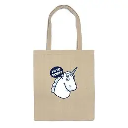 Заказать сумку в Москве. Сумка Единорог (unicorn) от originals - готовые дизайны и нанесение принтов.