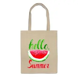 Заказать сумку в Москве. Сумка Hello summer от Liby - готовые дизайны и нанесение принтов.