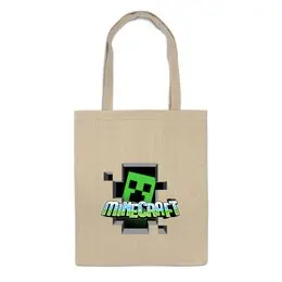 Заказать сумку в Москве. Сумка Minecraft  от торгаш - готовые дизайны и нанесение принтов.