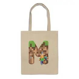 Заказать сумку в Москве. Сумка Майнкрафт Minecraft от MariYang  - готовые дизайны и нанесение принтов.