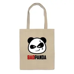 Заказать сумку в Москве. Сумка Bad Panda от Leichenwagen - готовые дизайны и нанесение принтов.