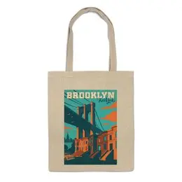 Заказать сумку в Москве. Сумка Brooklyn от Pinky-Winky - готовые дизайны и нанесение принтов.