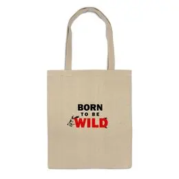 Заказать сумку в Москве. Сумка Born to be wild от Ксения Золотухина - готовые дизайны и нанесение принтов.