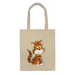 Заказать сумку в Москве. Сумка котенок от nastays - готовые дизайны и нанесение принтов.