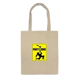 Заказать сумку в Москве. Сумка PARTY ZONE от gent777 - готовые дизайны и нанесение принтов.