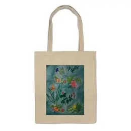 Заказать сумку в Москве. Сумка Ботаника от mrs-snit@yandex.ru - готовые дизайны и нанесение принтов.