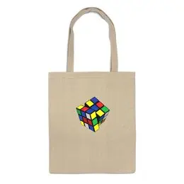 Заказать сумку в Москве. Сумка Кубик рубика  от Vinli.shop  - готовые дизайны и нанесение принтов.