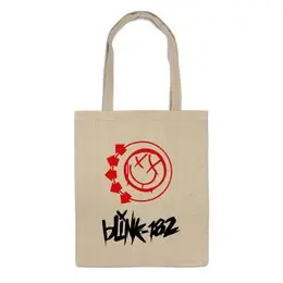 Заказать сумку в Москве. Сумка blink-182 red logo от slider - готовые дизайны и нанесение принтов.