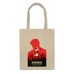Заказать сумку в Москве. Сумка Bioshock - Букер ДеВитт от priceless - готовые дизайны и нанесение принтов.