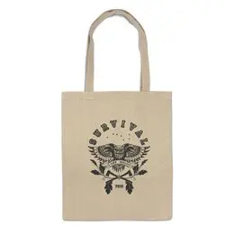 Заказать сумку в Москве. Сумка OWL. SURVIVAL от Алексс Неро - готовые дизайны и нанесение принтов.