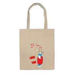 Заказать сумку в Москве. Сумка Rabbit_man от Printio - готовые дизайны и нанесение принтов.