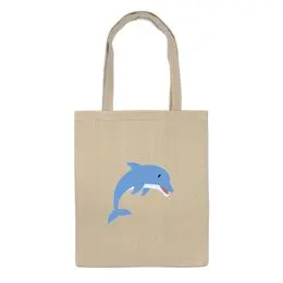 Заказать сумку в Москве. Сумка Дельфин от nadegda - готовые дизайны и нанесение принтов.