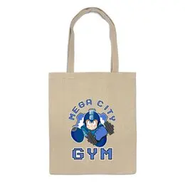 Заказать сумку в Москве. Сумка Mega Man Gym от madw - готовые дизайны и нанесение принтов.