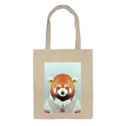 Заказать сумку в Москве. Сумка Деловая панда от anna_bell - готовые дизайны и нанесение принтов.