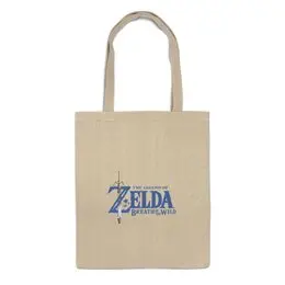 Заказать сумку в Москве. Сумка The Legend Of Zelda Breath Of The Wild от BURNSHIRTS - готовые дизайны и нанесение принтов.