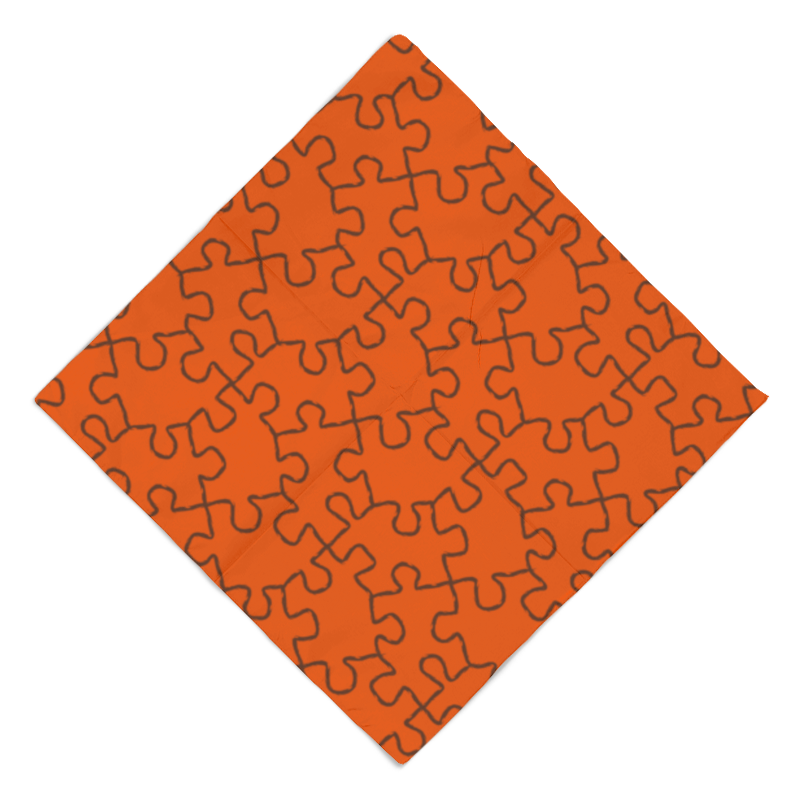 Printio Бандана Orange puzzle