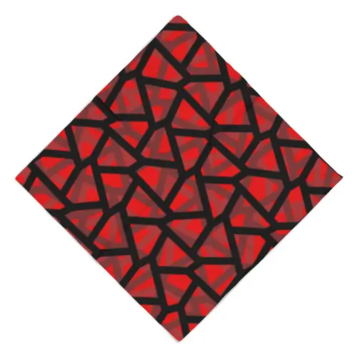 Заказать головной убор в Москве. Бандана Empty Red от Soluvel  - готовые дизайны и нанесение принтов.