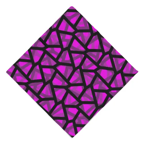 Заказать головной убор в Москве. Бандана Empty Fucsia от Soluvel  - готовые дизайны и нанесение принтов.