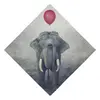 Заказать головной убор в Москве. Бандана Красный шар и слон от Дана Столыпина - готовые дизайны и нанесение принтов.