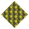Заказать головной убор в Москве. Бандана Rumpled Yellow от Soluvel  - готовые дизайны и нанесение принтов.