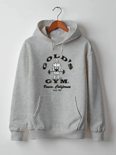 Заказать толстовку в Москве. Толстовка базовая Golds Gym 1965 Venice California hoody grey от KinoArt - готовые дизайны и нанесение принтов.