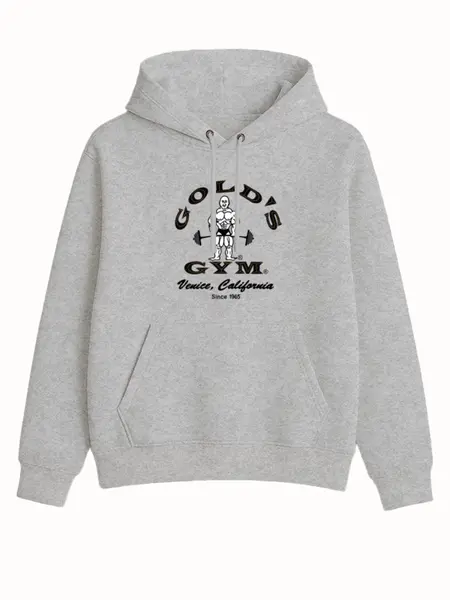 Заказать толстовку в Москве. Толстовка базовая Golds Gym 1965 Venice California hoody grey от KinoArt - готовые дизайны и нанесение принтов.