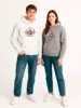 Заказать толстовку в Москве. Толстовка базовая NPC red grey hoody от KinoArt - готовые дизайны и нанесение принтов.
