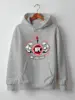 Заказать толстовку в Москве. Толстовка базовая NPC red grey hoody от KinoArt - готовые дизайны и нанесение принтов.