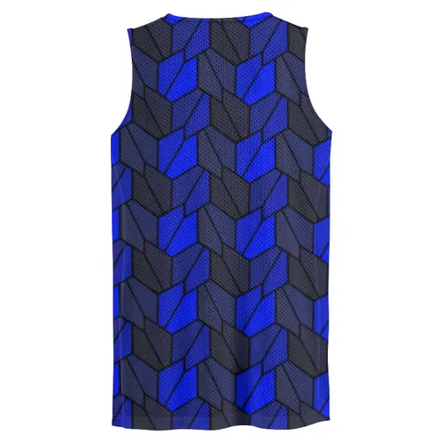 Заказать баскетбольную форму в Москве. Баскетбольная форма Rumpled Blue от Soluvel  - готовые дизайны и нанесение принтов.